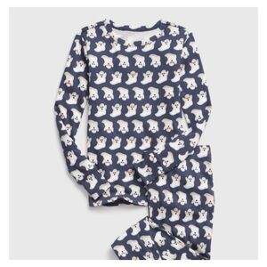 Organic Cotton Cute Ghost PJ Set | Size 10